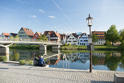Blick auf den Neckar