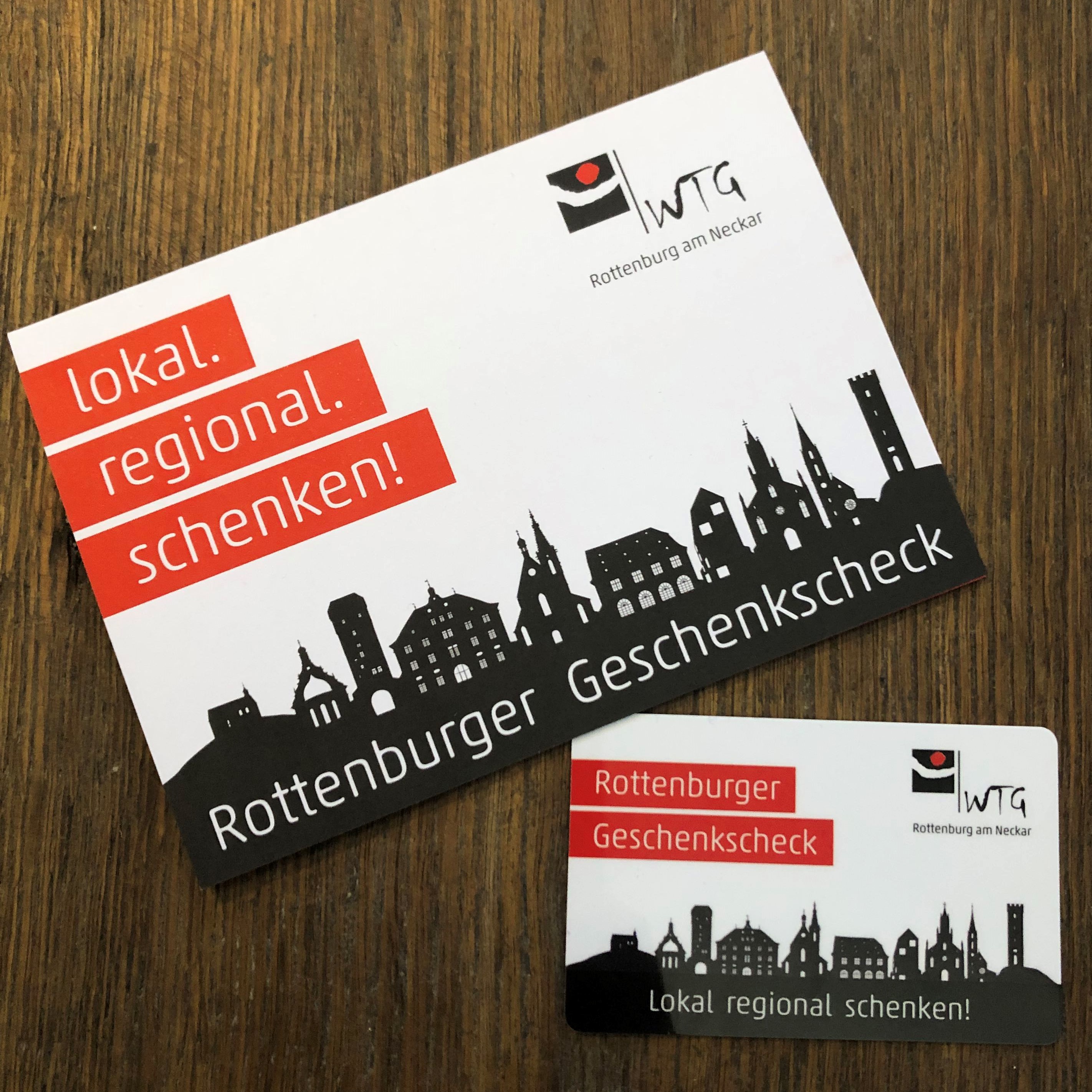 Rottenburger Geschenkscheck