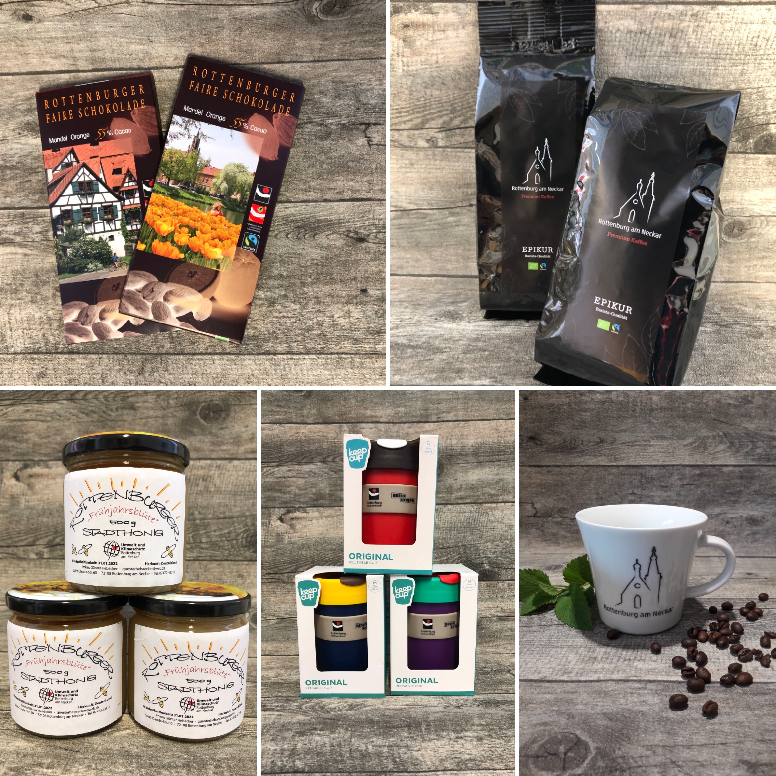 Verschiedene Souvenirs 