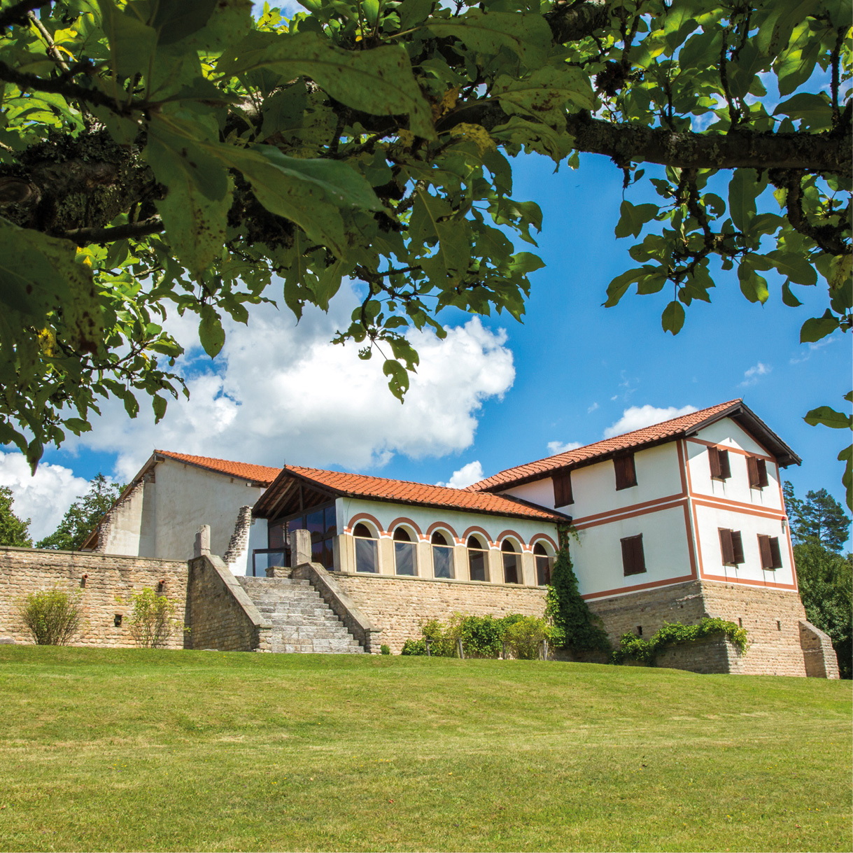 Gebäude im römischen Stil