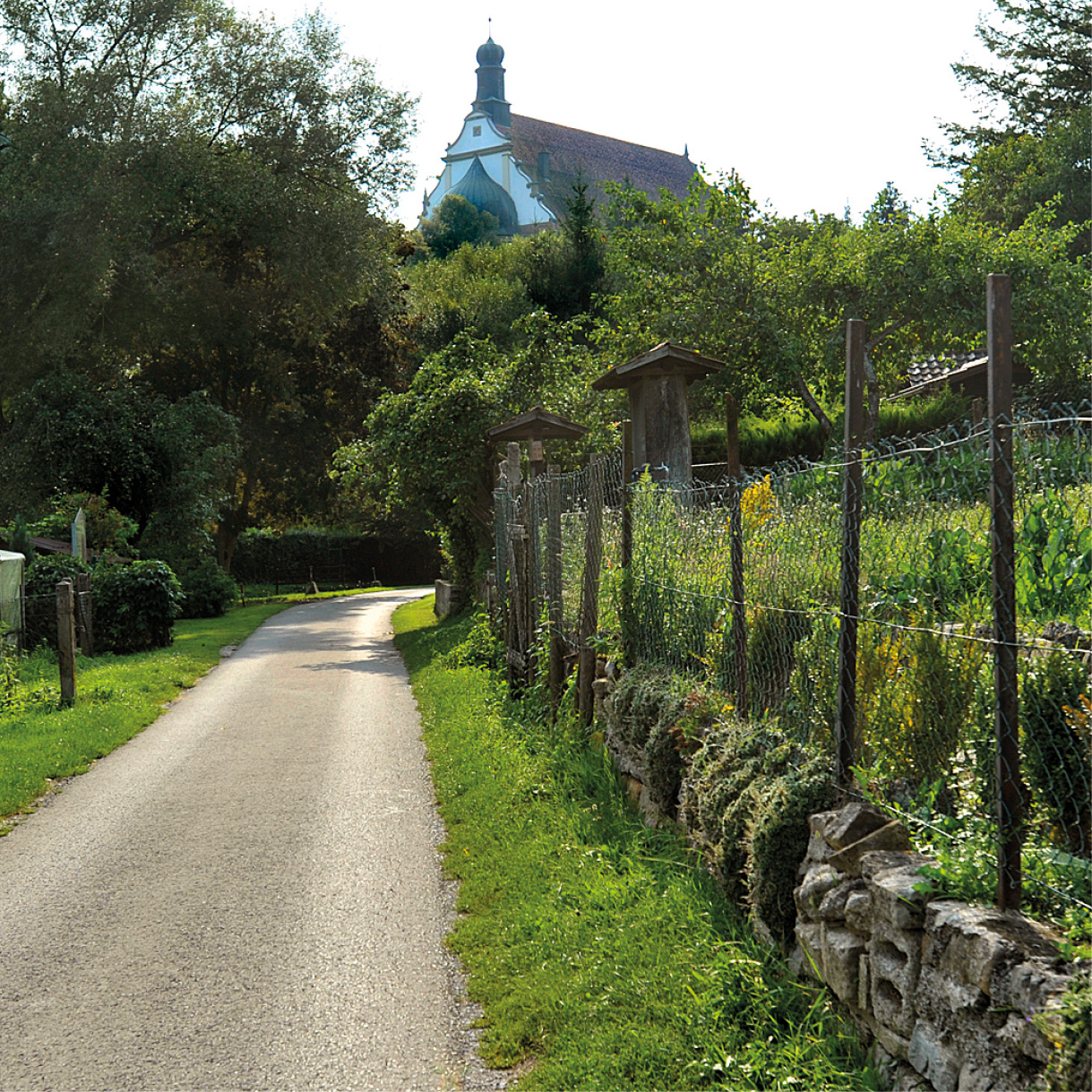 Weg zur Wallfahrtskirche Weggental