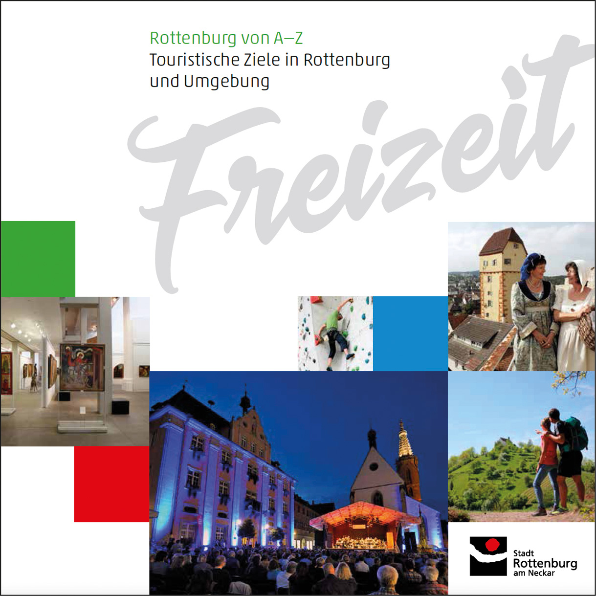 Vorderseite des Flyers "Freizeit"