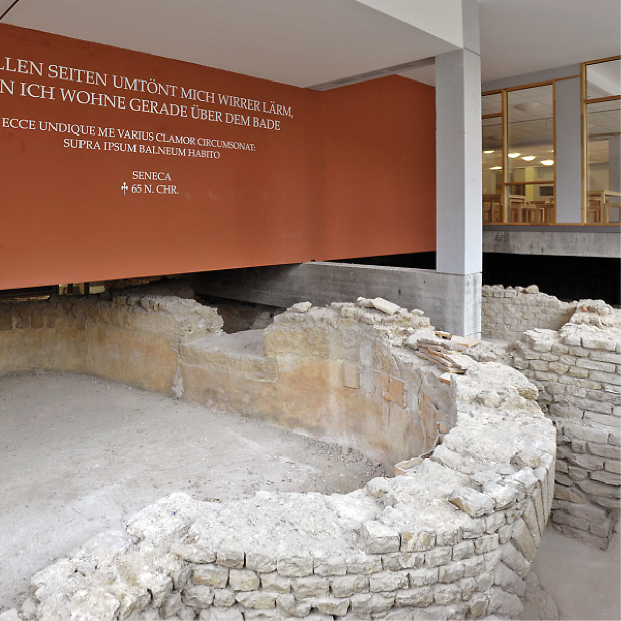 Römische Badeanlage im Museum