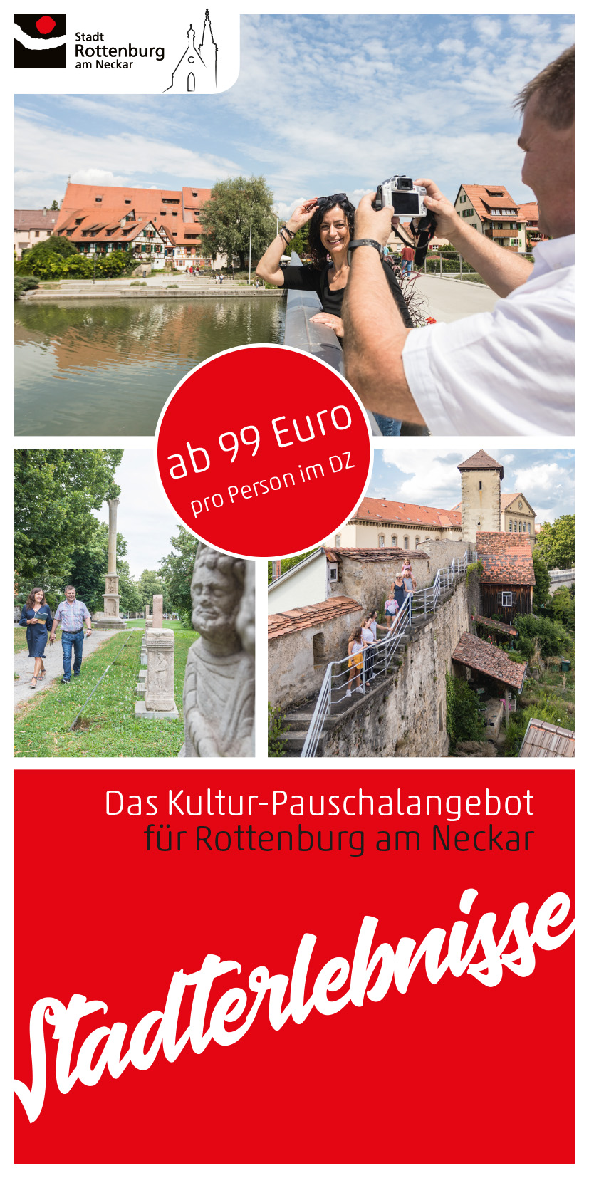 Vorderansicht Flyer "Stadterlebnisse"